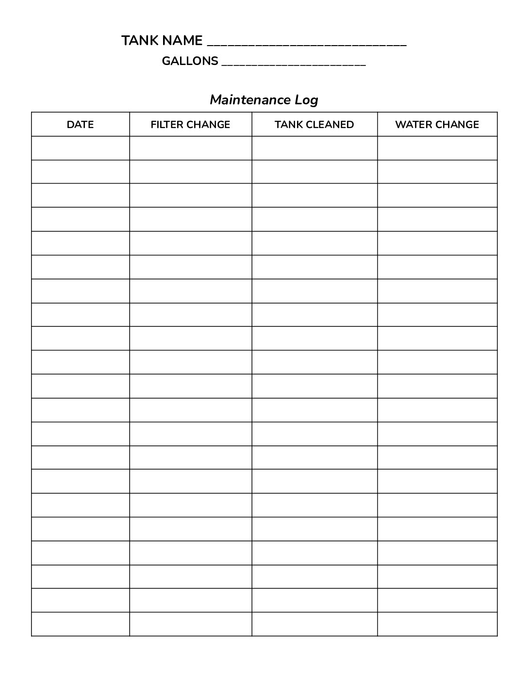 Fish Tank Record Book - Image 2