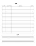 Vehicle Maintenance and Mileage Record Book - Image 2