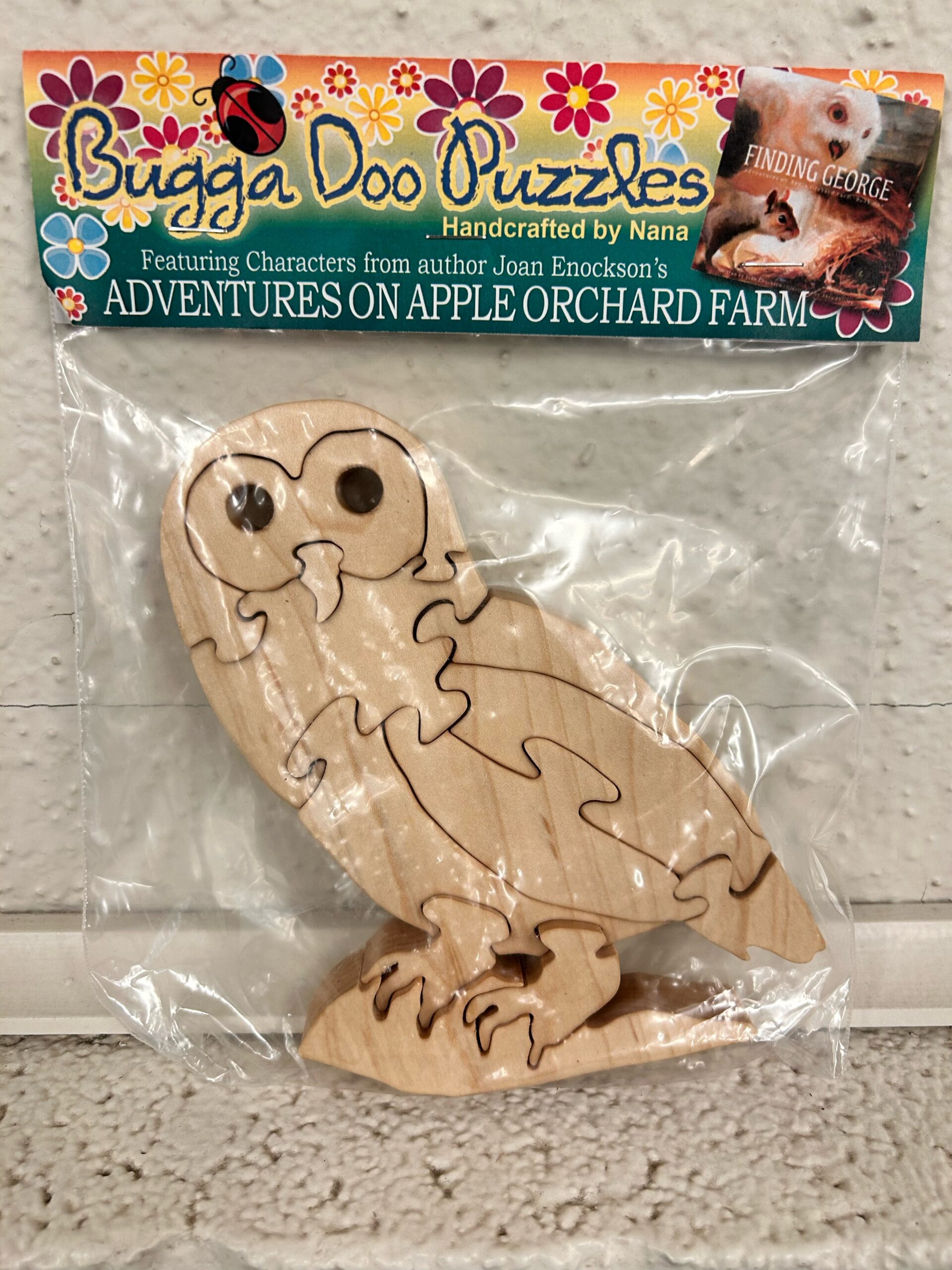 Wooden Puzzle - Orville, the Snowy While Owl