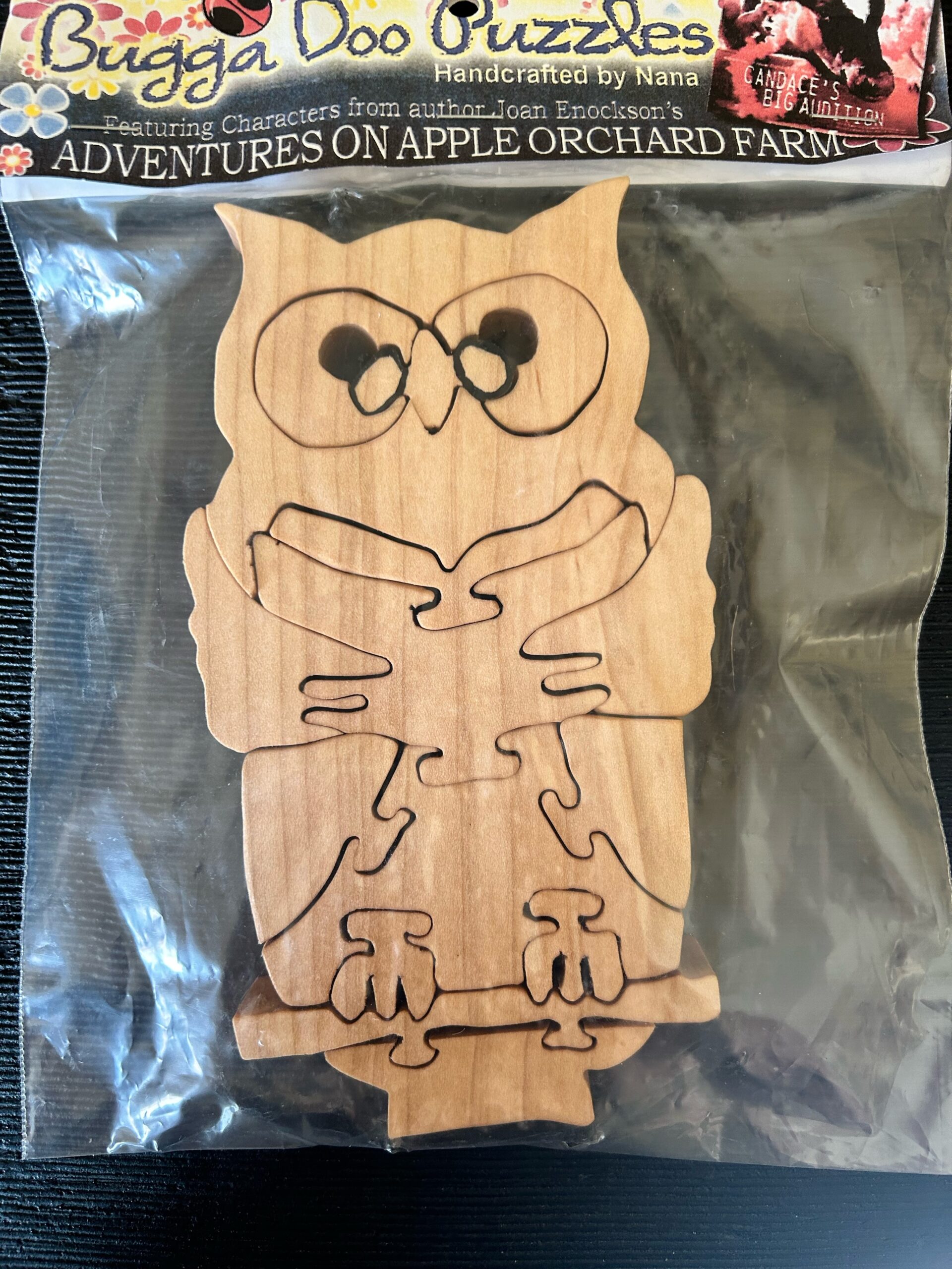 Wooden Puzzle - Professor Owl, the Wise Great Horned Owl