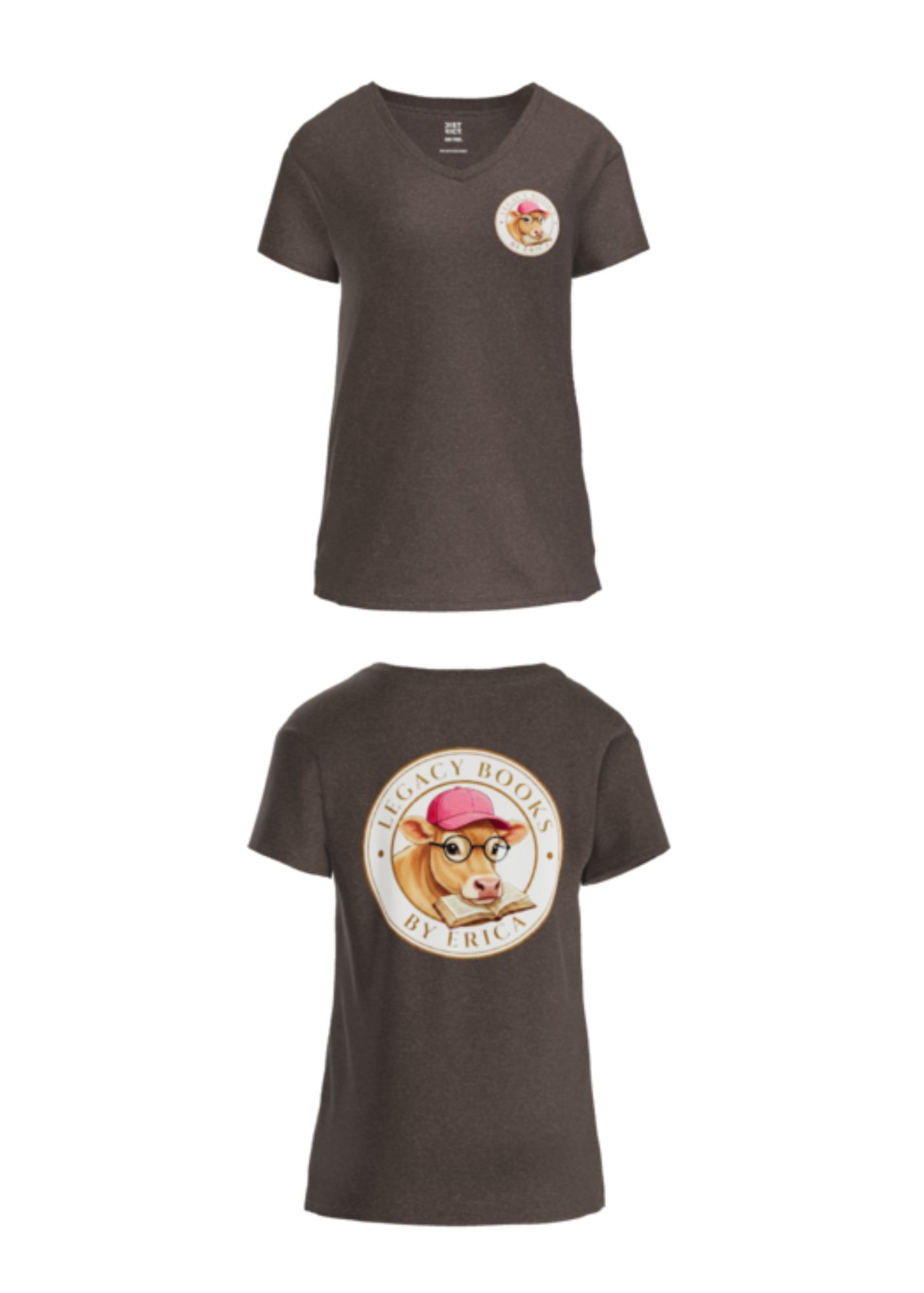 Women's Fitted V-Neck T-Shirt - Image 2
